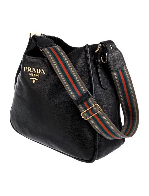 prada daino hobo|prada hobo price.